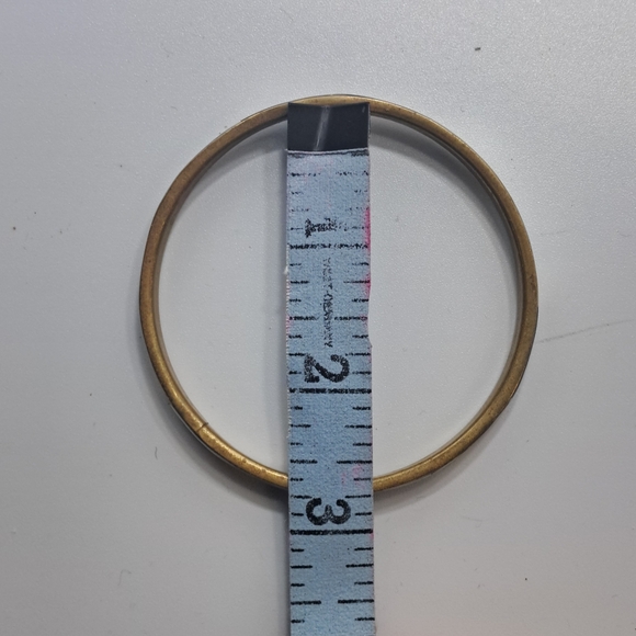 Vintage Mother Of Pearl Silver Tone Bangle - Picture 3 of 4